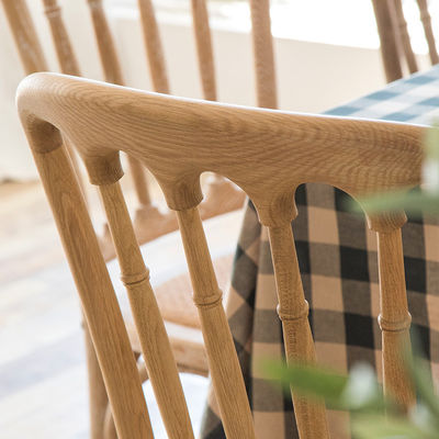 Servicio OEM aceptado silla de rattan de madera sólida moderna para restaurante en estilo nórdico