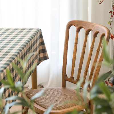 Servicio OEM aceptado silla de rattan de madera sólida moderna para restaurante en estilo nórdico