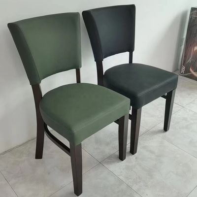 OEM silla de comedor de madera con patas de madera para tejido nórdico de cuero PU Banquete Hotel Restaurante evento y diseño ajustable