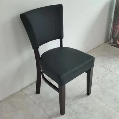 OEM silla de comedor de madera con patas de madera para tejido nórdico de cuero PU Banquete Hotel Restaurante evento y diseño ajustable
