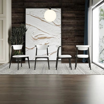 Embalaje de correo Y sillas de madera sólida para comedor moderno