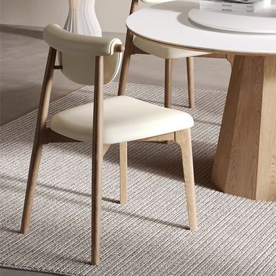 Embalaje de correo Y sillas de madera sólida para comedor moderno