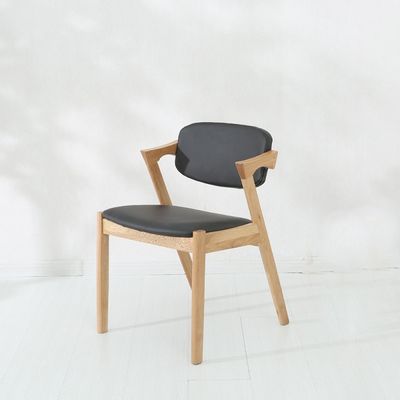 Muebles para el hogar modernos silla de comedor de madera sólida natural para restaurantes silla nórdica muebles de comedor
