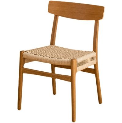 Madera Moderno Cordón Tejido de Madera Sólida silla de comedor para restaurante hotel con y servicio OEM aceptado