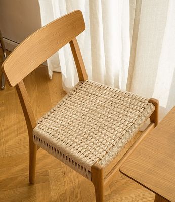 Madera Moderno Cordón Tejido de Madera Sólida silla de comedor para restaurante hotel con y servicio OEM aceptado
