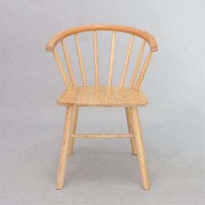 Embalaje de correo Marco de madera de caucho de madera sólida nórdica sillas de comedor de madera sólida para muebles de hotel y restaurante