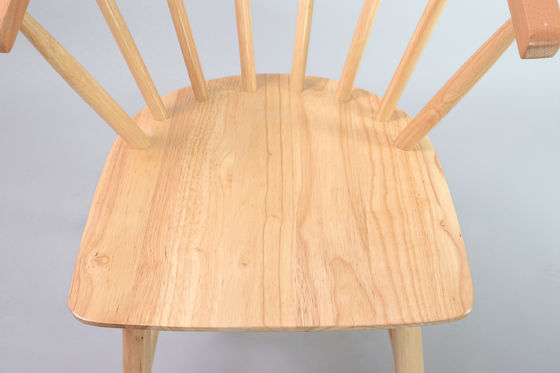 Embalaje de correo Marco de madera de caucho de madera sólida nórdica sillas de comedor de madera sólida para muebles de hotel y restaurante