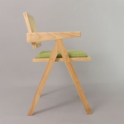 Muebles para hoteles y restaurantes sillas de comedor de madera sólida nórdica caliente con respaldo de rodillo tapizado en alta demanda