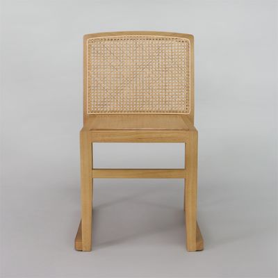 Modern U Reposacorrea de Rattan apilada sillas de comedor de madera sólida sin plegado perfecto para restauración de hoteles mejoramiento y renovación