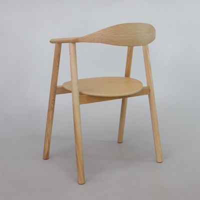 Silla de comedor de madera sólida nórdica de lujo para comedor W55*D47.5*H74.5 cm con servicio OEM aceptado