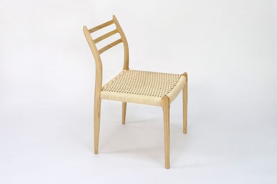 Silla de cuerda para exteriores silla tejida de madera maciza silla sin brazos comodidad comedor comedor sala de estar silla de cuerda muebles sin plegado