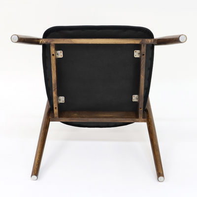 Silla de comedor de madera maciza con personalización en nuez/natural/negro a precio razonable