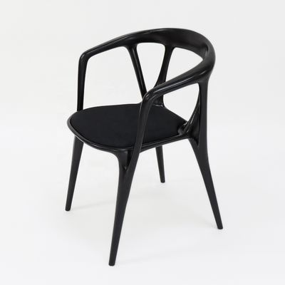 Sillón de tela con marco de madera para estilo nórdico Hotel Restaurante Comedor Muebles Sala de estar Dormitorio