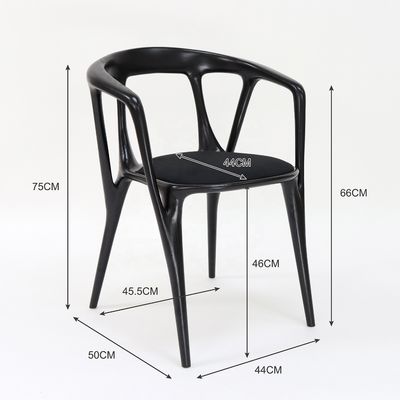 Sillón de tela con marco de madera para estilo nórdico Hotel Restaurante Comedor Muebles Sala de estar Dormitorio