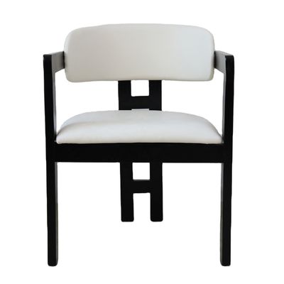 Muebles de restaurante de lujo personalizados Tapicería de tela de madera maciza sillas de comedor para comidas personalizadas