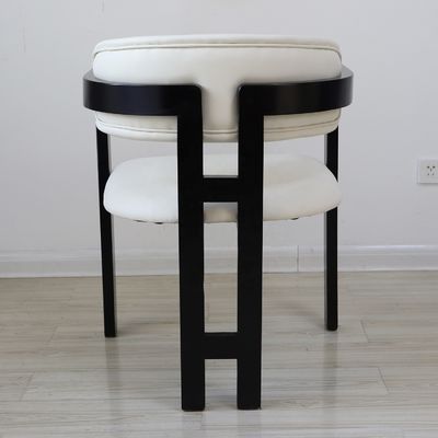 Muebles de restaurante de lujo personalizados Tapicería de tela de madera maciza sillas de comedor para comidas personalizadas