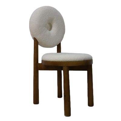 Silla de comedor de diseño de respaldo de lujo totalmente ensamblada para hotel y restaurante modernos