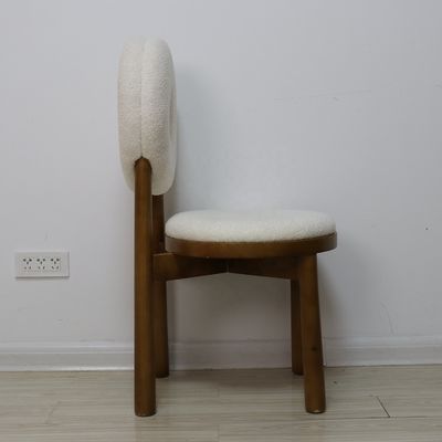 Silla de comedor de diseño de respaldo de lujo totalmente ensamblada para hotel y restaurante modernos