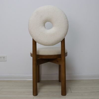 Silla de comedor de diseño de respaldo de lujo totalmente ensamblada para hotel y restaurante modernos
