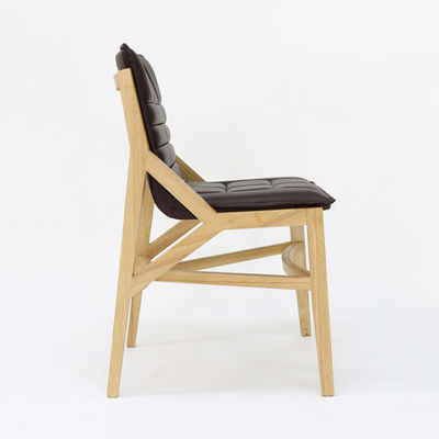 Instalaciones de ocio Silla de comedor de madera maciza para restaurante Modernidad sencillez Muebles para el hogar W54*D57*H88.5CM