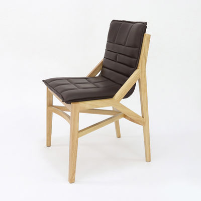 Instalaciones de ocio Silla de comedor de madera maciza para restaurante Modernidad sencillez Muebles para el hogar W54*D57*H88.5CM