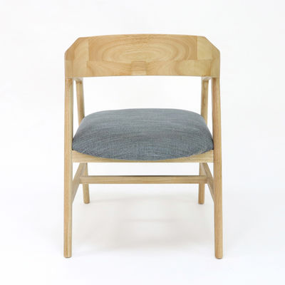 Muebles para el hogar moderno Silla de comedor de madera maciza para restaurantes y hoteles Marco de material ceniza/madera de caucho