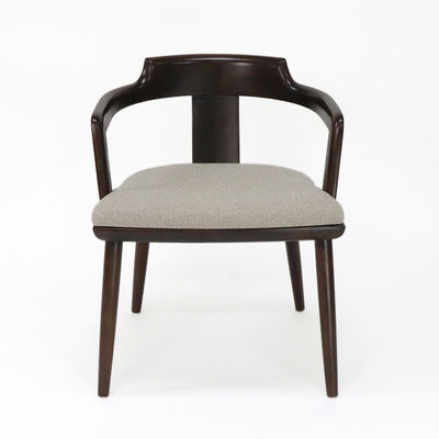 Silla de comedor de madera de lujo plegada para muebles para el hogar Tapicería de tela personalizada Muebles de madera sólida General