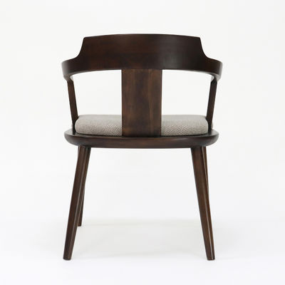 Silla de comedor de madera de lujo plegada para muebles para el hogar Tapicería de tela personalizada Muebles de madera sólida General