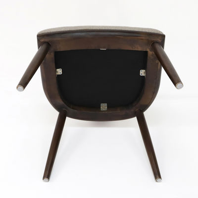 Silla de comedor de madera de lujo plegada para muebles para el hogar Tapicería de tela personalizada Muebles de madera sólida General