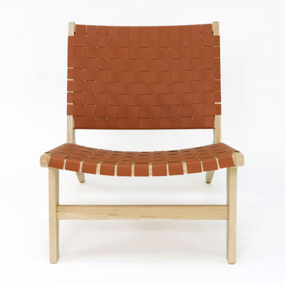 Diseño moderno Nordic Luxury Lounge Chair PU Cuero de madera sólida Sofá de ocio Conjunto de sillas para el salón Diseños personalizados