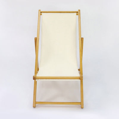 Diseño de altura ajustable salón de lujo nórdico tela playa de madera sólida sofá de ocio silla para el salón y al aire libre