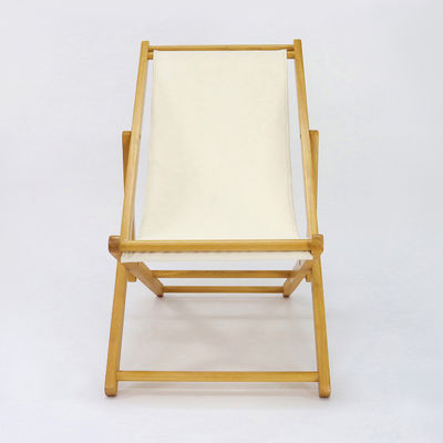 Diseño de altura ajustable salón de lujo nórdico tela playa de madera sólida sofá de ocio silla para el salón y al aire libre