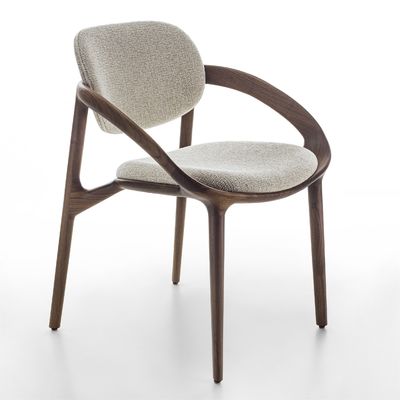 Muebles de comedor personalizar lujo moderno de madera sólida silla de comedor para el restaurante