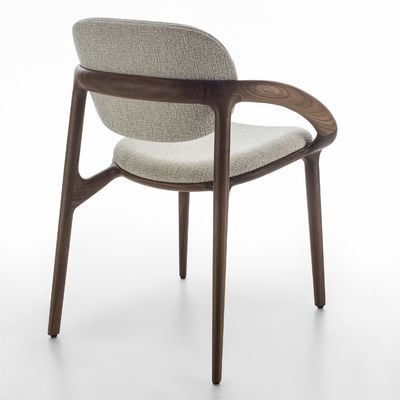Muebles de comedor personalizar lujo moderno de madera sólida silla de comedor para el restaurante