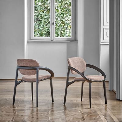 Muebles de comedor personalizar lujo moderno de madera sólida silla de comedor para el restaurante
