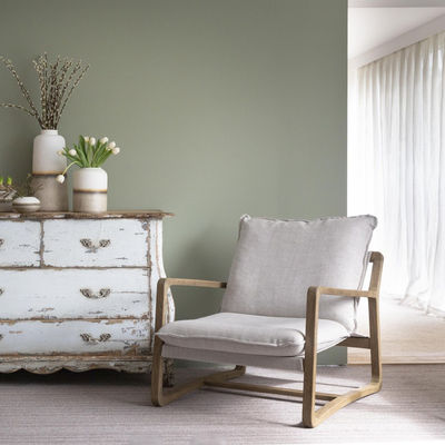 Madera sólida salón nórdico ocio KD desmontable sofá silla para el salón con modelo de diseño de marco de madera natural