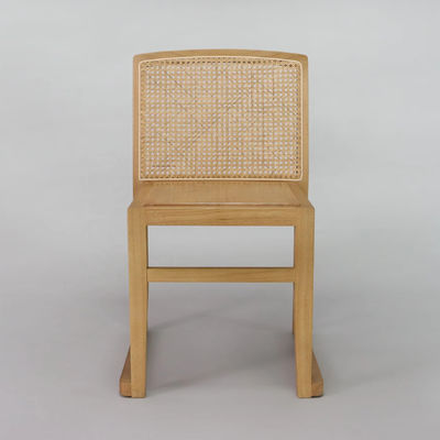 Sillones de comedor de madera maciza U Muebles de respaldo de ratán apilables para hoteles Restaurantes NO Muebles plegados acabado nitrolacquer