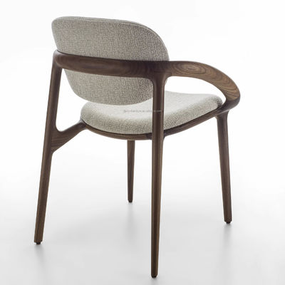 Estilo de diseño moderno personalizar lujo silla de comedor de madera sólida para muebles de restaurante