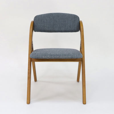 Muebles clásicos de madera plegable silla de comedor de madera sólida para el comedor en nuez/natural/negro