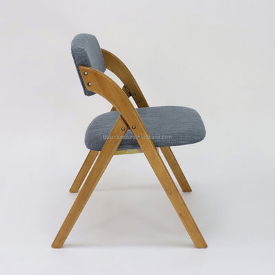 Muebles clásicos de madera plegable silla de comedor de madera sólida para el comedor en nuez/natural/negro