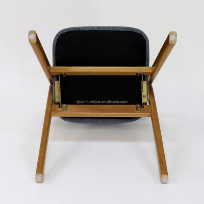 Muebles clásicos de madera plegable silla de comedor de madera sólida para el comedor en nuez/natural/negro