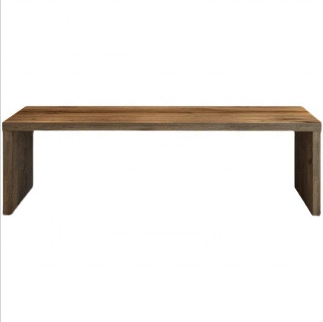 Escritorio de computadora de madera sólida de diseño moderno y mesa de conferencias para el trabajo colaborativo