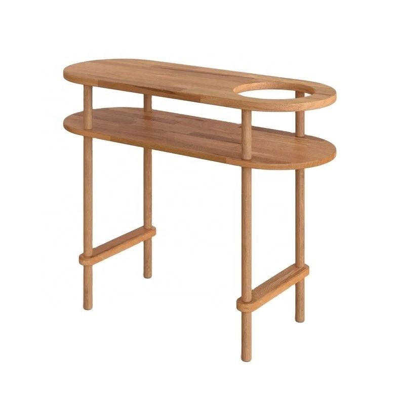Sofá de consola madera maciza tabla de consola de la naturaleza para el baño mesa de entrada pasillo y muebles de casa