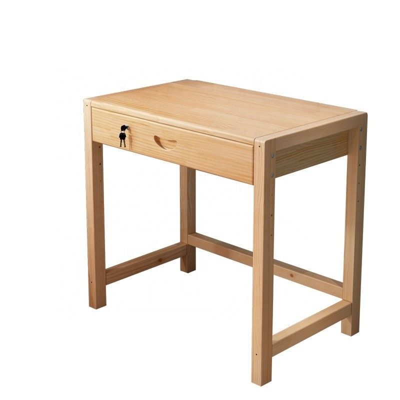 Moderno de color personalizado de madera sólida Muebles de oficina para el hogar Mesa de estudio de dormitorio pequeño