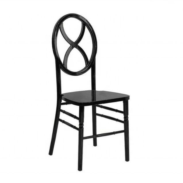 NO Materiales de madera sólida plegados sillas de banquete apilables para muebles de hotel espalda redonda Chiavari Design