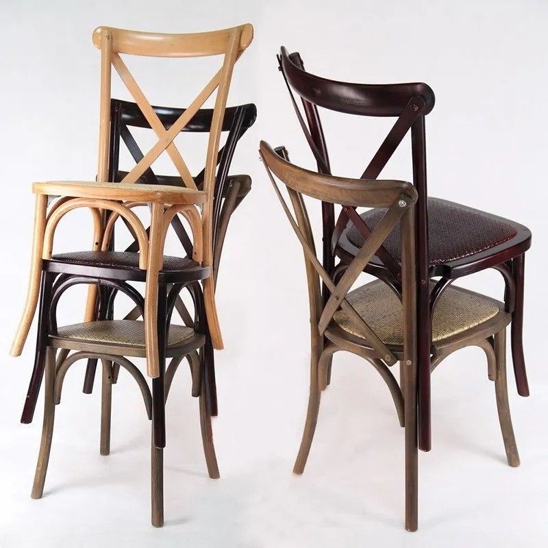 Silla de comedor de rattan profesional para eventos de bodas en colores personalizados