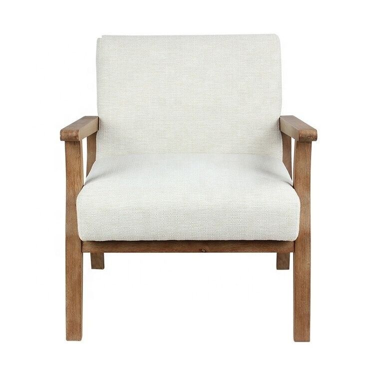 Silla de Ocio de Piernas de Madera Sólida para la última elaboración personalizada exquisita Silla de brazo de sala de estar