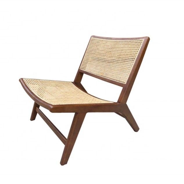General Silla de descanso de ratán Muebles de dormitorio de color marrón de ratán Silla de descanso de diseño moderno para relajación al aire libre