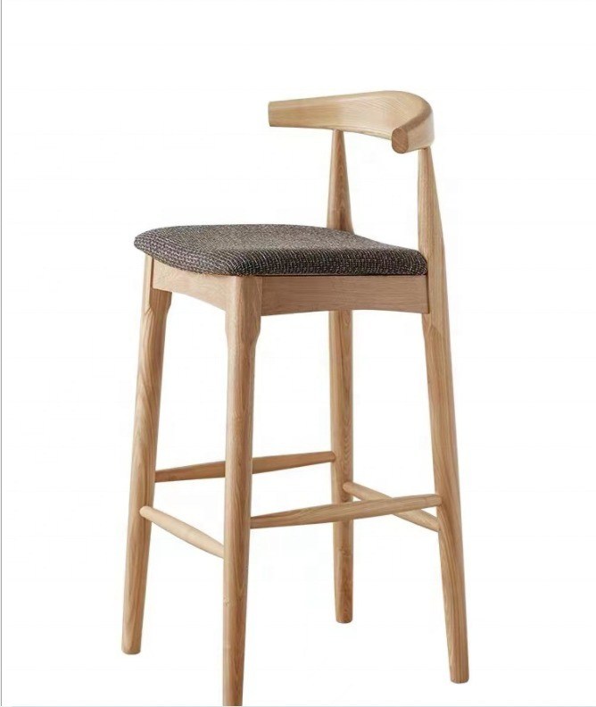 Sillones de madera sólida con espalda alta para muebles para el hogar cómodos y con estilo