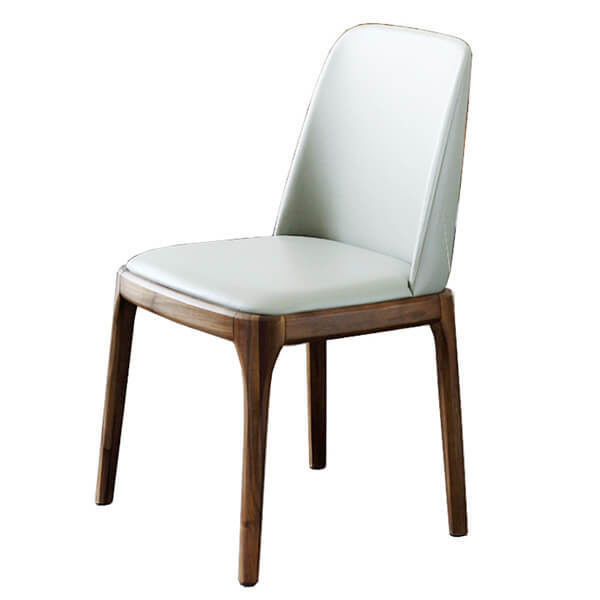 Silla de comedor de madera sólida de tejido de teca para muebles de cafeterías y restaurantes